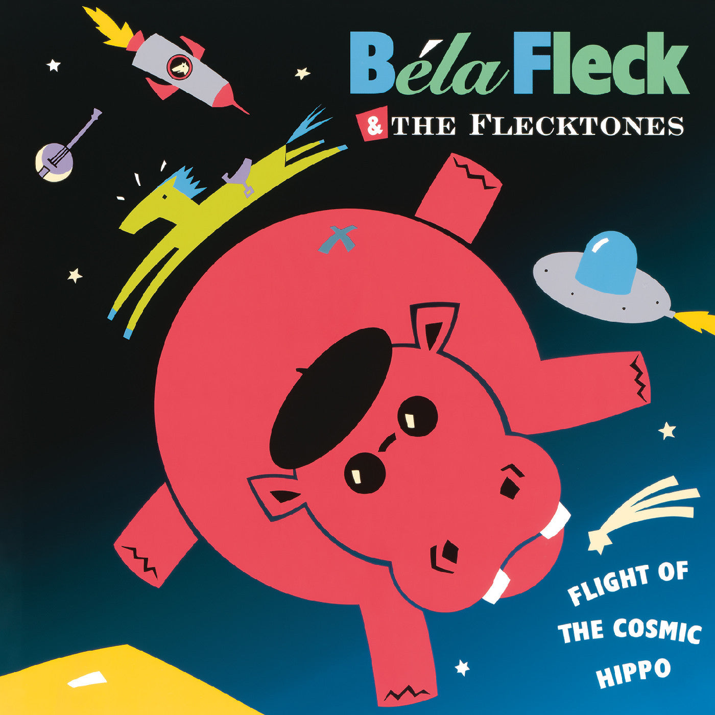 Bela Fleck & The Flecktones - Flight of the Cosmic Hippo (Blue Vinyl) - LP - Real Gone Music