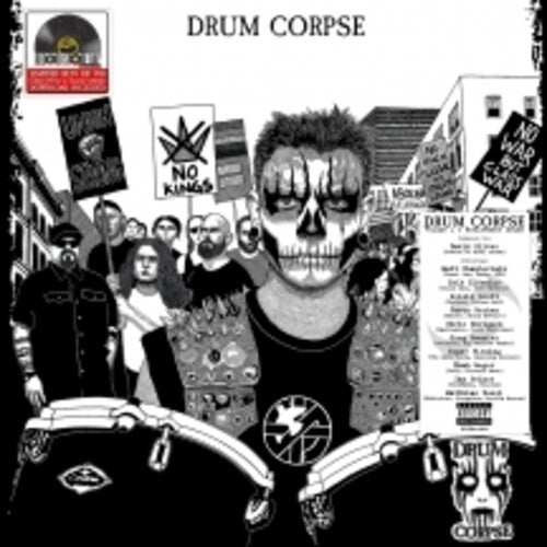 Drum Corpse - Drum Corpse Volume 1: Resistance Drums (Black Marble Vinyl) - LP - Skinsuit