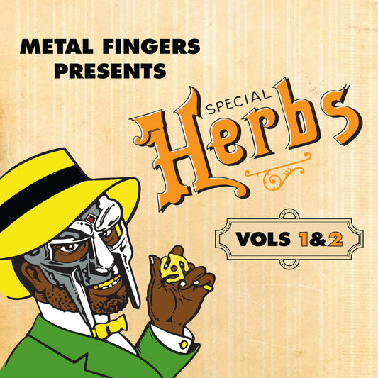 Metal Fingers Presents: Special Herbs Vol. 1 & 2 (Mustard Yellow) - 2xLP - Rhymesayers