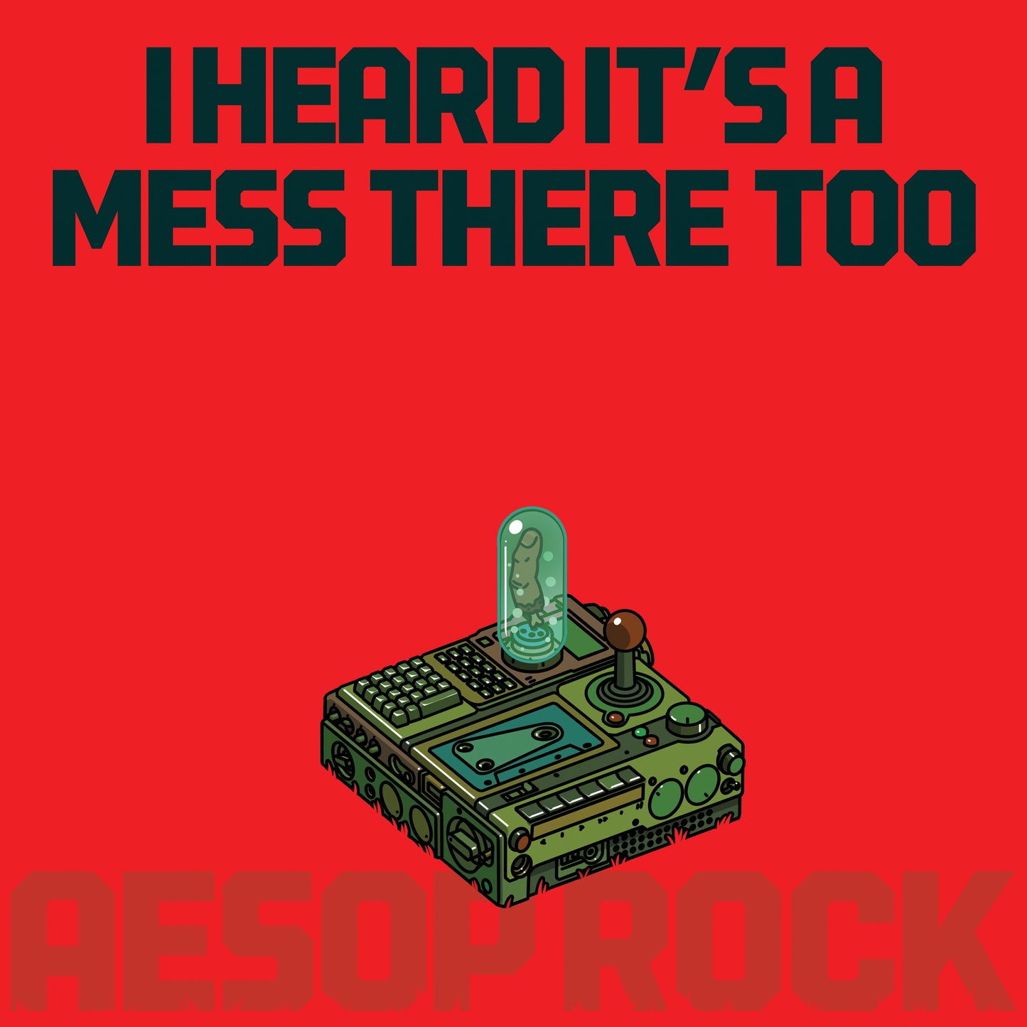 Aesop Rock - I Heard It’s A Mess There Too (Apple Red Opaque) - LP - Rhymesayers Entertainment
