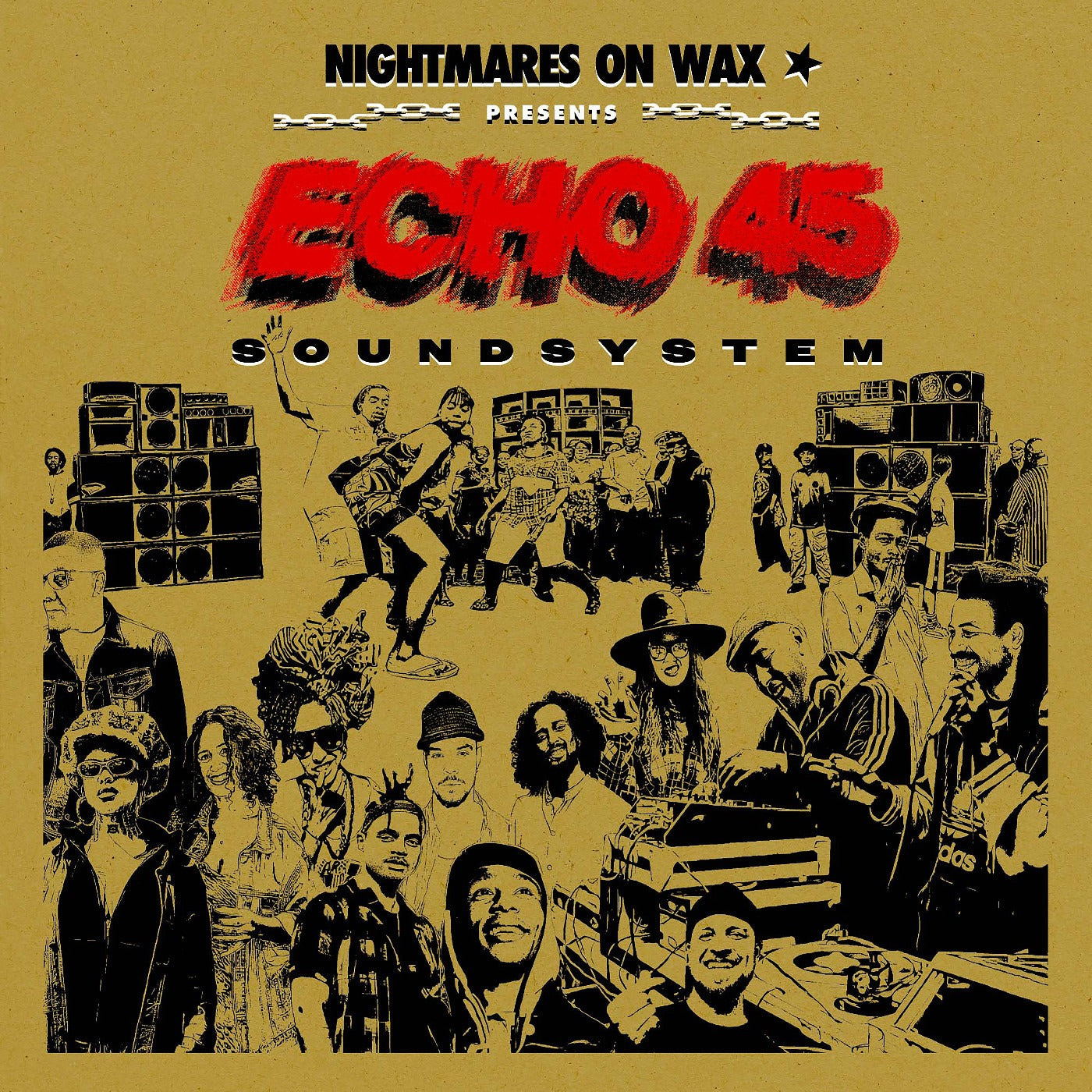 Nightmares On Wax - Echo45 Sound System (Gold Vinyl) - 2xLP - Warp Records