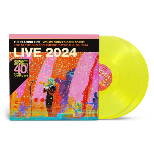 The Flaming Lips - Yoshimi Battles The Pink Robots - Live at the Zoo Amphitheatre, Oklahoma City, August 30, 2024 - 2xLP - Rhino