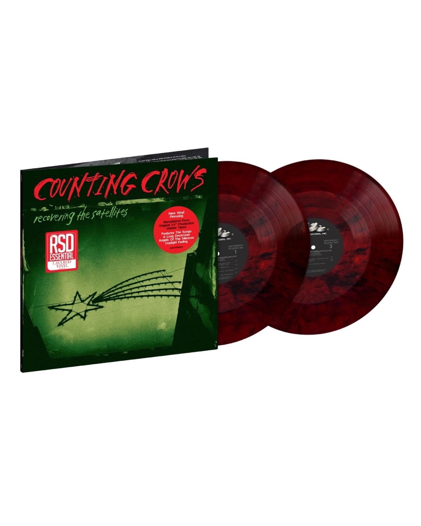 Counting Crows - Recovering The Satellites (Indie Exlusive, Red Vinyl) - 2xLP - Geffen