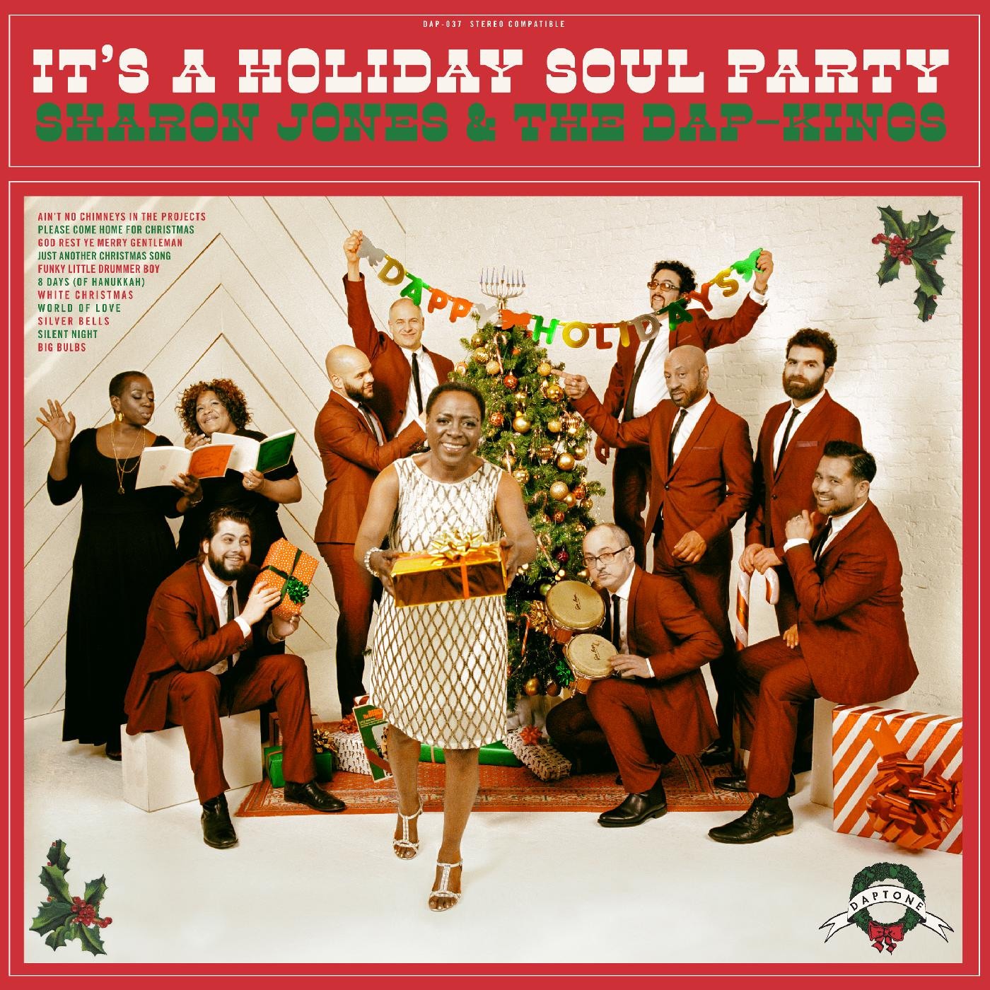 Jones, Sharon & The Dap-Kings - It's A Holiday Soul Party (Candy Cane Vinyl) - LP - Daptone