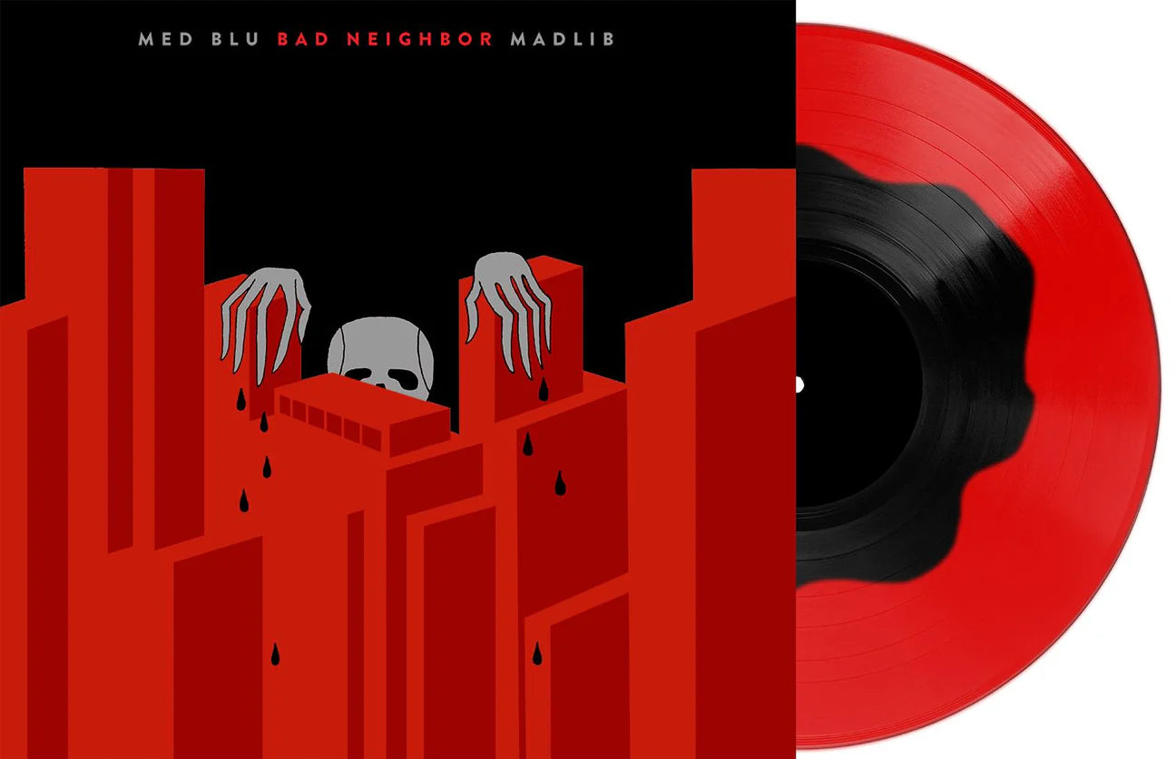 Med, Blu, Madlib - Bad Neighbor - LP (Red, Black Vinyl) - BANGYAHEAD