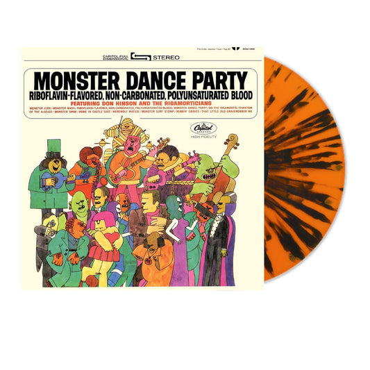 Don Hinson and The Rigamorticians - Monster Dance Party (Splatter Vinyl) - LP - Real Gone Music